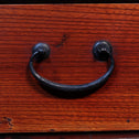 時代箪笥／閂付小箪笥　スタンド付き【Small chest with metal stand】 [j1181]　Japanese Antique Furniture