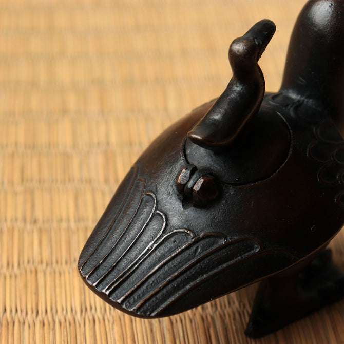 銅鳥水滴【Bronze inkstone water dropper 】 [s1522]