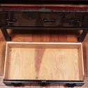 時代箪笥／黒塗庄内小箪笥　スタンド付き【SHONAI small chest with metal stand】 [j1132]　Japanese Antique Furniture