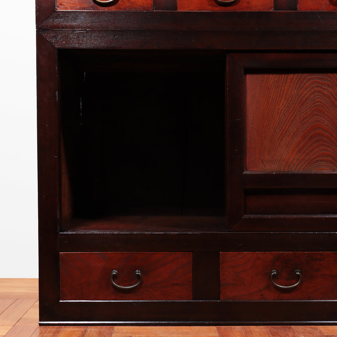 水屋箪笥【 MIZUYA KITCHEN CABINET 】 [j1133]　Japanese Antique Furniture