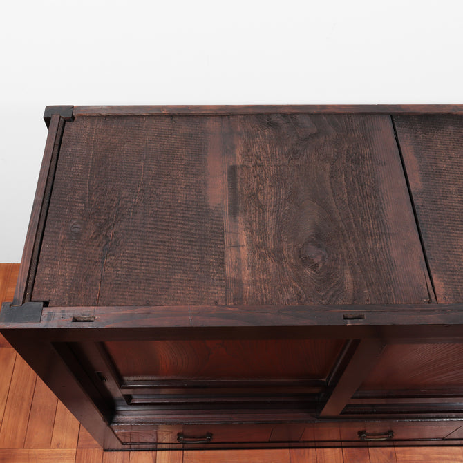 水屋箪笥【 MIZUYA KITCHEN CABINET 】 [j1133]　Japanese Antique Furniture