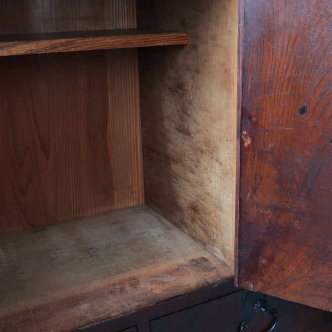 時代箪笥／欅帳場箪笥【KEYAKI CHŌBA-DANSU Merchant's chest】 [j1216]Japanese Antique Furniture