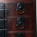 時代箪笥／欅帳場箪笥【KEYAKI CHŌBA-DANSU Merchant's chest】 [j1216]Japanese Antique Furniture