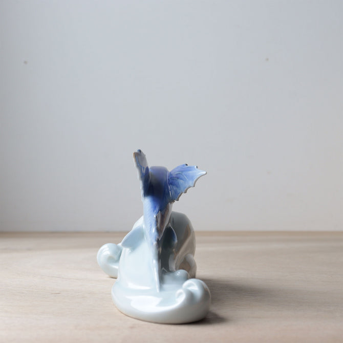 飛魚　宮永東山作【 Flying Fish by Tōzan Miyanaga】 [k0619]