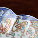 伊万里赤絵桜形皿　5客[p0344]