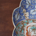 伊万里赤絵桜形皿　5客[p0344]