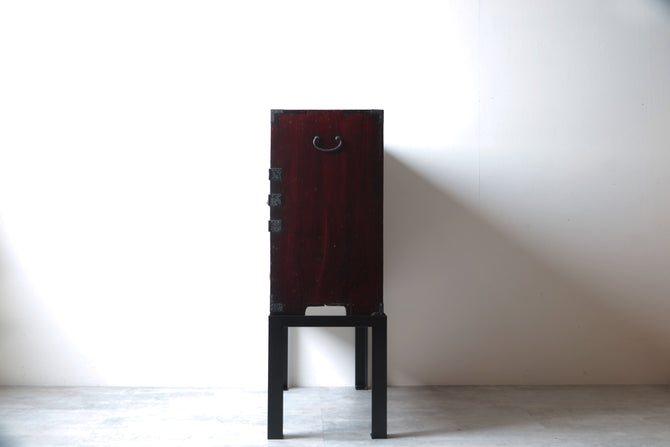 庄内小箪笥　スタンド付き【Syounai smallchest with metal stand】 [j1207]　Japanese Antique Furniture