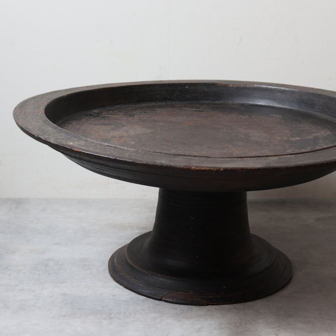 足付丸膳【High-footed round tray】[f0298]