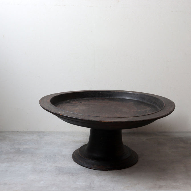 足付丸膳【High-footed round tray】[f0298]