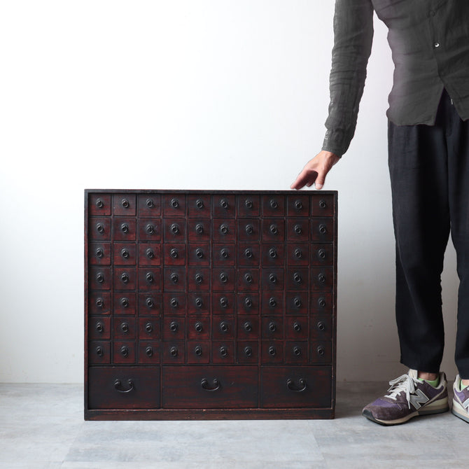 時代箪笥／薬箪笥【KUSURIDANSU - medicine chest】 [j1217]Japanese Antique Furniture