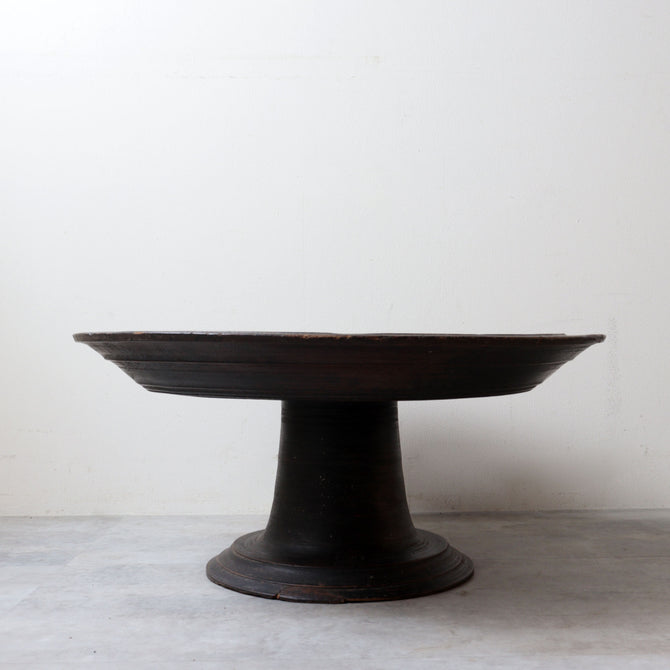 足付丸膳【High-footed round tray】[f0298]