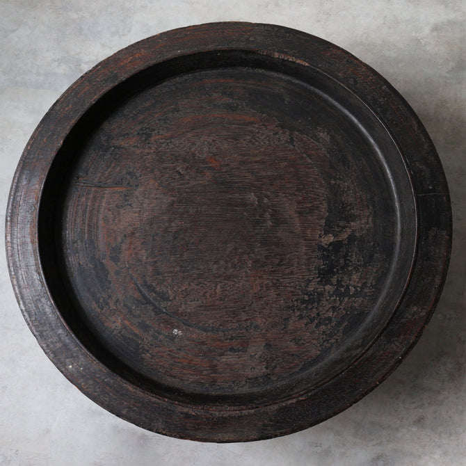 足付丸膳【High-footed round tray】[f0298]