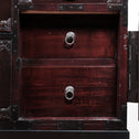 時代箪笥／米沢桜紋衣裳箪笥　スタンド付き【Yonezawa clothing chest with metal stand 】 [j1135]　Japanese Antique Furniture