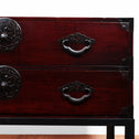 時代箪笥／米沢桜紋衣裳箪笥　スタンド付き【Yonezawa clothing chest with metal stand 】 [j1138]　Japanese Antique Furniture