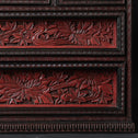 木彫堆朱小抽斗【Small carved wood lacquered chest 】 [k0620]　Japanese  Furniture