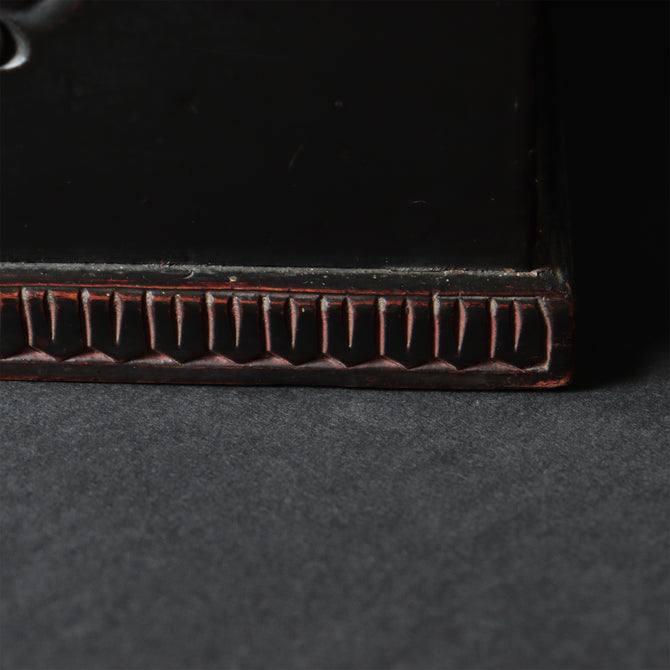 木彫堆朱小抽斗【Small carved wood lacquered chest 】 [k0620]　Japanese  Furniture