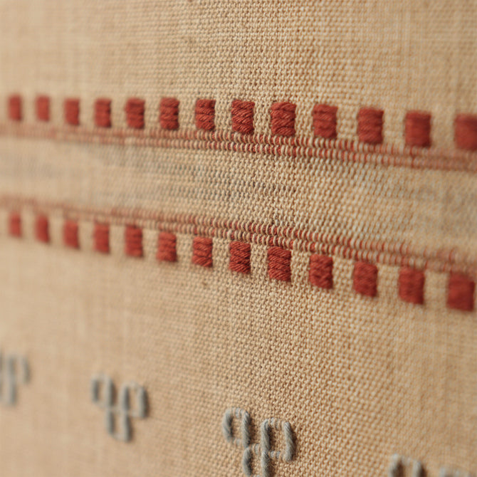 縫取織屏風[k0593]【Textile folding screen】