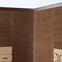 縫取織屏風[k0593]【Textile folding screen】