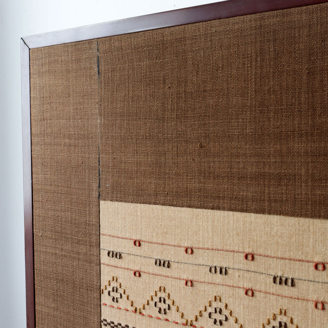 縫取織屏風[k0593]【Textile folding screen】