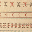 縫取織屏風[k0593]【Textile folding screen】