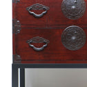 時代箪笥／米沢桜丸衣裳箪笥　スタンド付き【Yonezawa clothing chest with metal stand 】 [j1210]　Japanese Antique Furniture