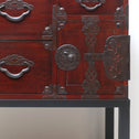 時代箪笥／米沢桜丸衣裳箪笥　スタンド付き【Yonezawa clothing chest with metal stand 】 [j1210]　Japanese Antique Furniture