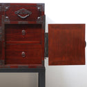 時代箪笥／米沢桜丸衣裳箪笥　スタンド付き【Yonezawa clothing chest with metal stand 】 [j1210]　Japanese Antique Furniture