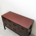時代箪笥／米沢桜丸衣裳箪笥　スタンド付き【Yonezawa clothing chest with metal stand 】 [j1210]　Japanese Antique Furniture