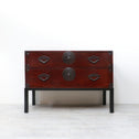 時代箪笥／米沢桜丸衣裳箪笥　スタンド付き【Yonezawa clothing chest with metal stand 】 [j1211]　Japanese Antique Furniture