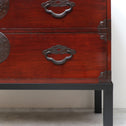 時代箪笥／米沢桜丸衣裳箪笥　スタンド付き【Yonezawa clothing chest with metal stand 】 [j1211]　Japanese Antique Furniture
