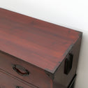 時代箪笥／米沢桜丸衣裳箪笥　スタンド付き【Yonezawa clothing chest with metal stand 】 [j1211]　Japanese Antique Furniture