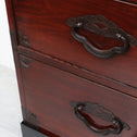 時代箪笥／米沢桜丸衣裳箪笥　スタンド付き【Yonezawa clothing chest with metal stand 】 [j1211]　Japanese Antique Furniture
