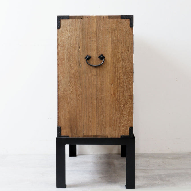 時代箪笥／桐小箪笥 スタンド付き  [j1186]【 Paulownia small chest  with metal stand 】