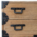 時代箪笥／桐小箪笥 スタンド付き  [j1186]【 Paulownia small chest  with metal stand 】