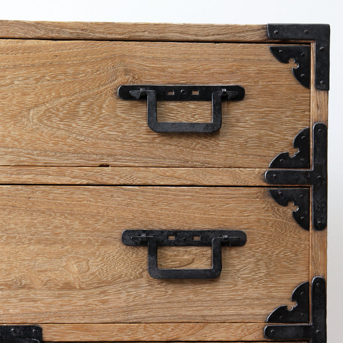 時代箪笥／桐小箪笥 スタンド付き  [j1186]【 Paulownia small chest  with metal stand 】