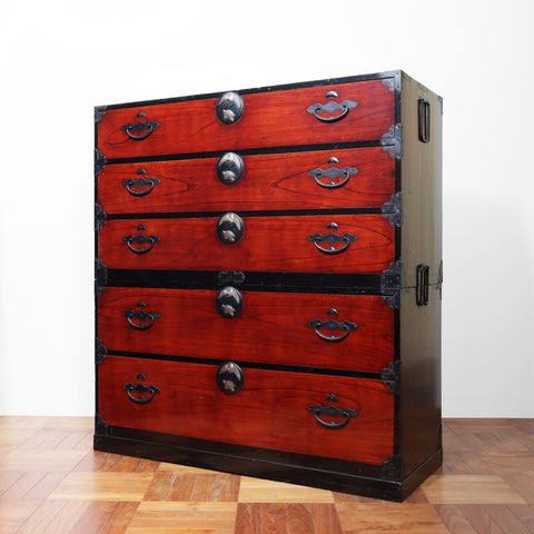 時代箪笥／二本松衣裳箪笥【Nihonmatsu clothing chest】[j1143]　Japanese Antique Furniture