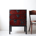 時代箪笥／小箪笥　スタンド付き【Small chest with metal stand】 [j1223]　Japanese Antique Furniture