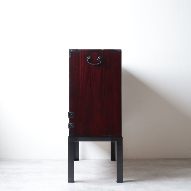 時代箪笥／小箪笥　スタンド付き【Small chest with metal stand】 [j1223]　Japanese Antique Furniture