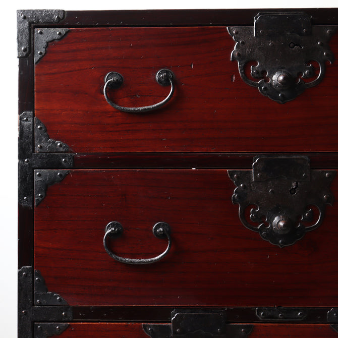 時代箪笥／小箪笥　スタンド付き【Small chest with metal stand】 [j1223]　Japanese Antique Furniture