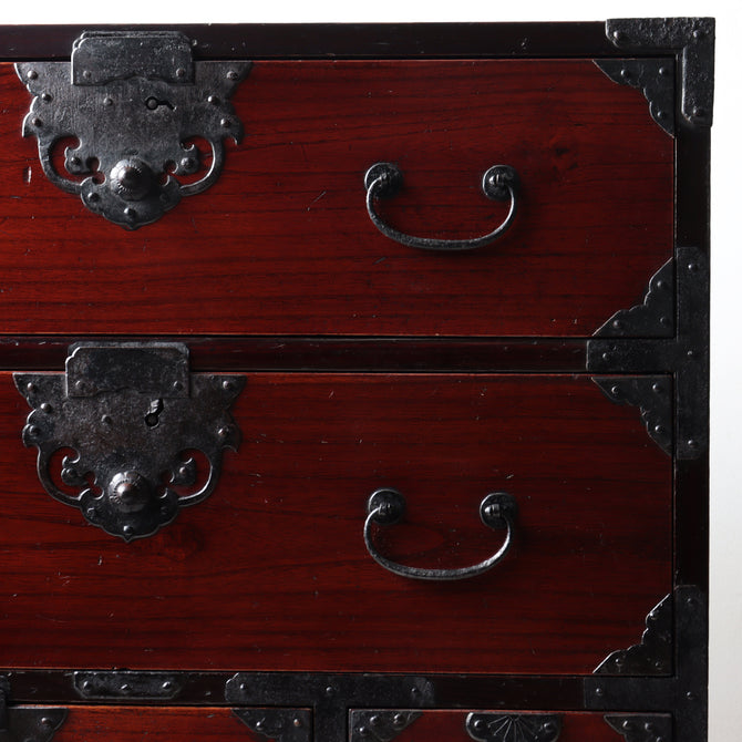 時代箪笥／小箪笥　スタンド付き【Small chest with metal stand】 [j1223]　Japanese Antique Furniture