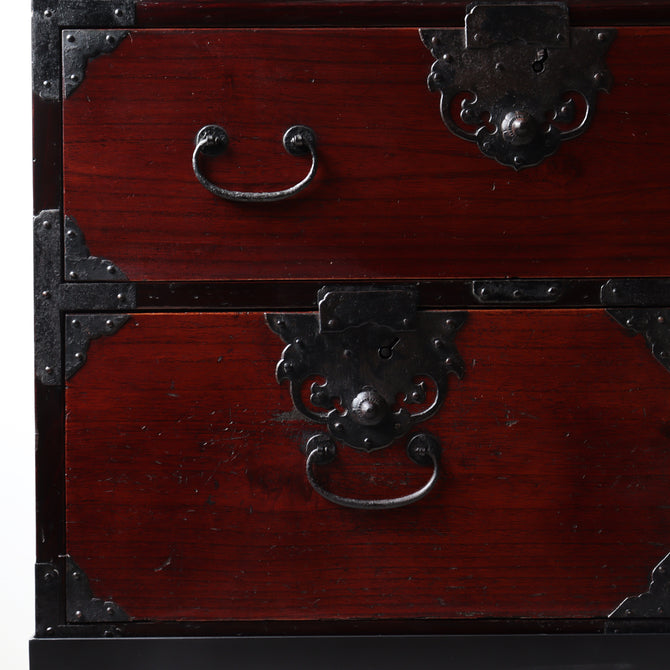 時代箪笥／小箪笥　スタンド付き【Small chest with metal stand】 [j1223]　Japanese Antique Furniture