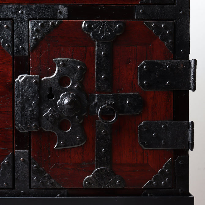 時代箪笥／小箪笥　スタンド付き【Small chest with metal stand】 [j1223]　Japanese Antique Furniture