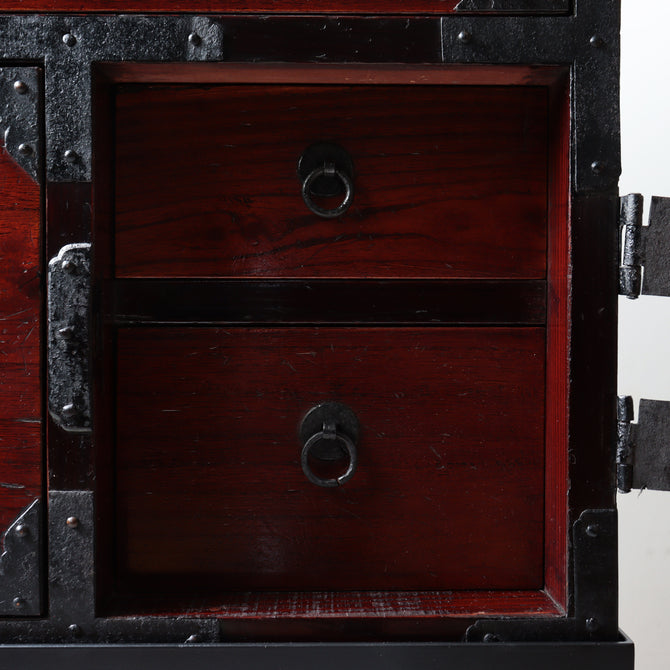時代箪笥／小箪笥　スタンド付き【Small chest with metal stand】 [j1223]　Japanese Antique Furniture