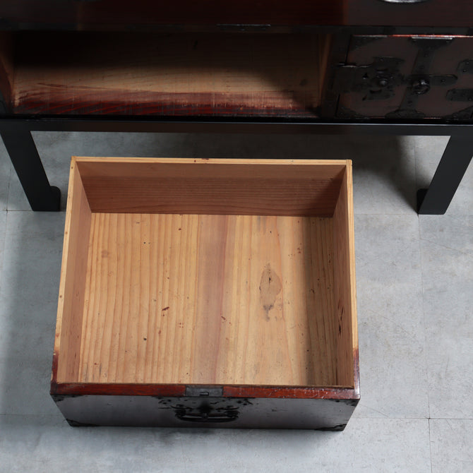 時代箪笥／小箪笥　スタンド付き【Small chest with metal stand】 [j1223]　Japanese Antique Furniture