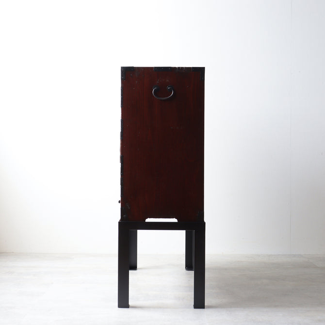 時代箪笥／庄内小箪笥　スタンド付き【Small chest with metal stand】 [j1224]　Japanese Antique Furniture