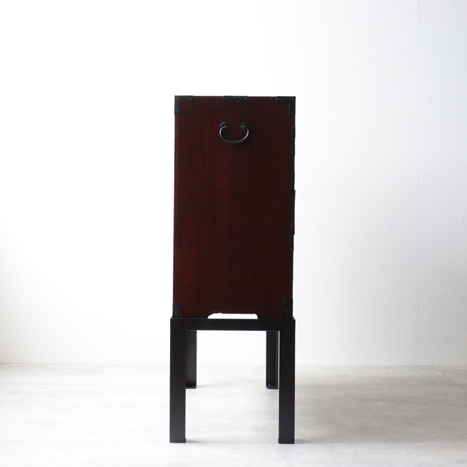 時代箪笥／庄内小箪笥　スタンド付き【Small chest with metal stand】 [j1224]　Japanese Antique Furniture