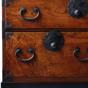 時代箪笥／庄内小箪笥　スタンド付き【Small chest with metal stand】 [j1224]　Japanese Antique Furniture