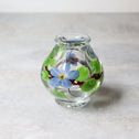 ガラス花入　Lundberg Studio　Steven Lundberg signed mixed cristal vase　[g038]