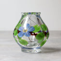 ガラス花入　Lundberg Studio　Steven Lundberg signed mixed cristal vase　[g038]