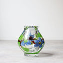 ガラス花入　Lundberg Studio　Steven Lundberg signed mixed cristal vase　[g038]